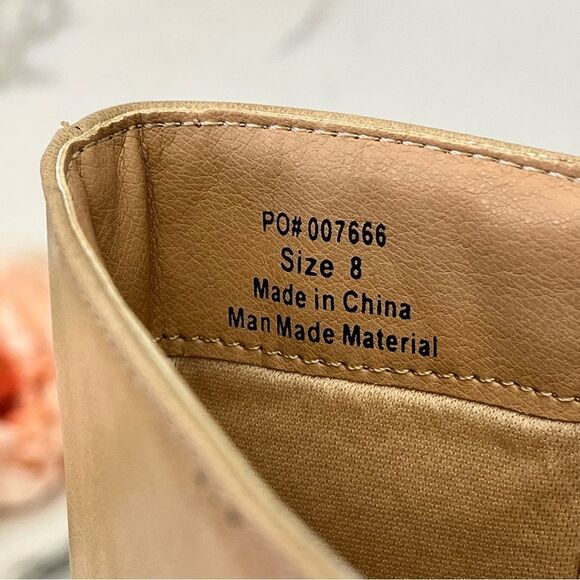 JOURNEE COLLECTION Romer Tru Comfort Platform Block Heel Booties in Tan Size 8 - Picture 13 of 16